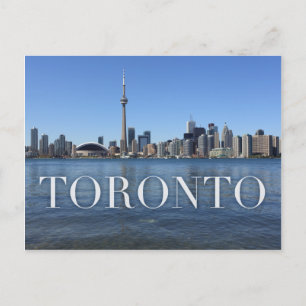 toronto cityscape postcard