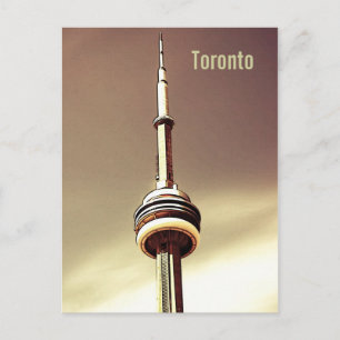 Toronto CN tower postcard