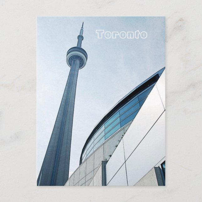 Toronto CN tower Postcard (Front)