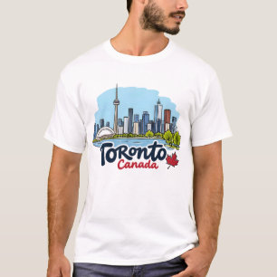 Toronto CN Tower Skyline T-Shirt