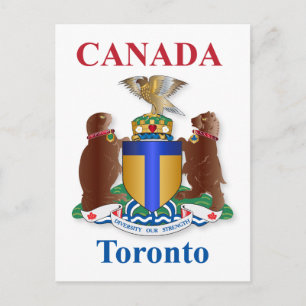 Toronto coat of arms postcard