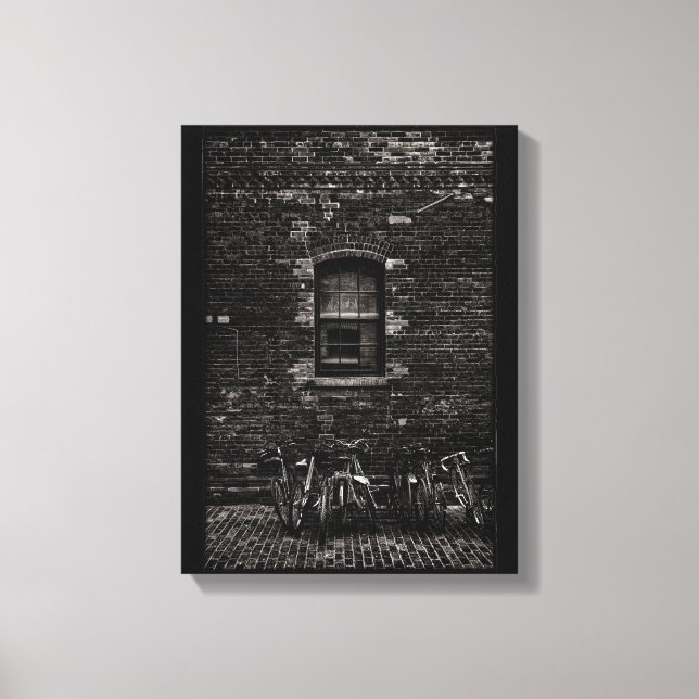 Toronto Distillery District Windows 5 with Border Canvas Print (Front)