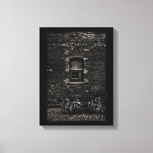 Toronto Distillery District Windows 5 with Border Canvas Print
