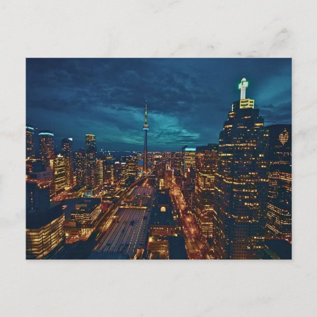 Toronto Downtown Cityscape, Toronto Downtown, Postcard (Front)