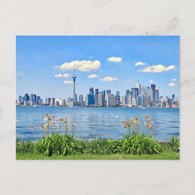 Toronto Downtown Water View Ontario River Island Postcard (Front)