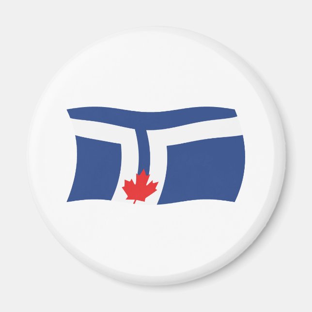 Toronto Flag Magnet (Front)
