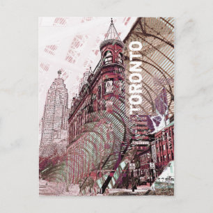 Toronto flat iron building postcard