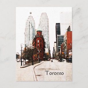 Toronto, Flat Iron building Postcard