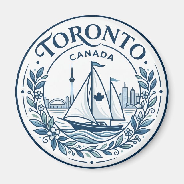 Toronto Harbour Canada Magnet (Front)
