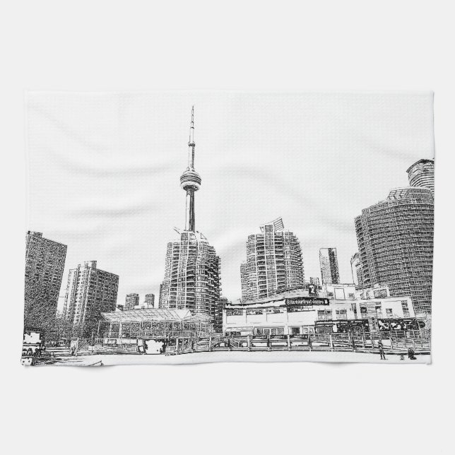 Toronto Harbourfront Centre Tea Towel Design (Horizontal)