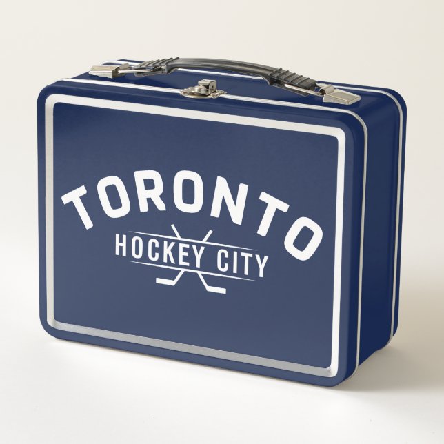 Toronto Hockey City - Blue Lunch Box (Front)