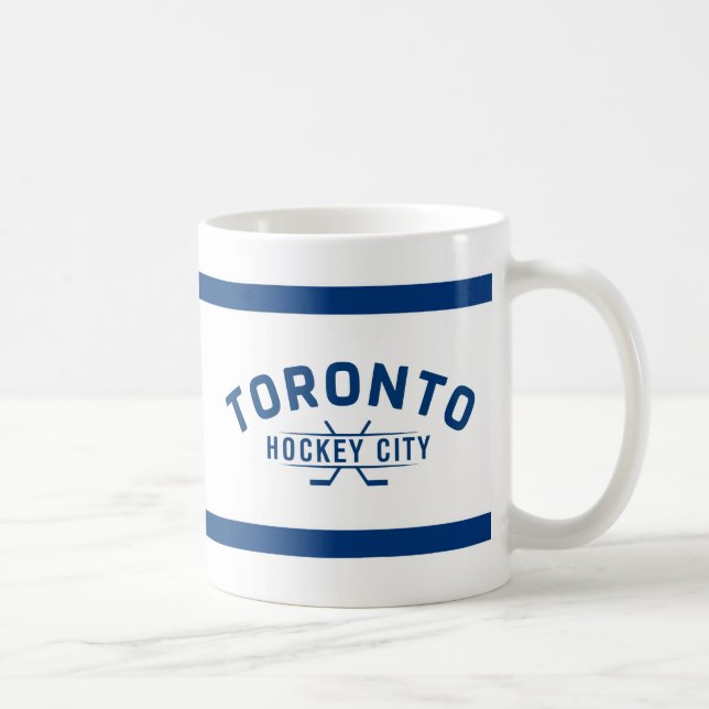 Toronto Hockey City Blue Stripes Mug (Right)