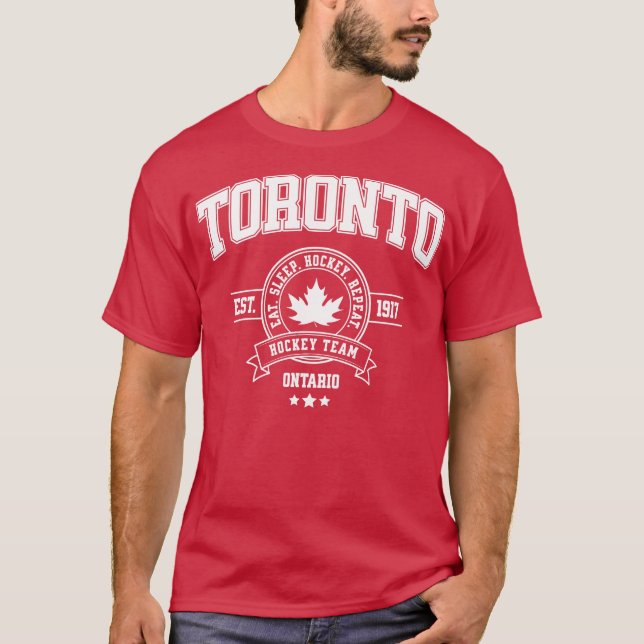 Toronto Hockey Team design T-Shirt (Front)