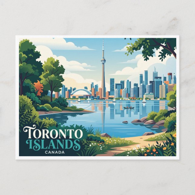 Toronto Islands Canada Postcard (Front)