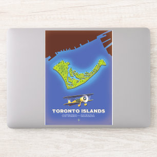 Toronto Islands, Ontario, Canada map