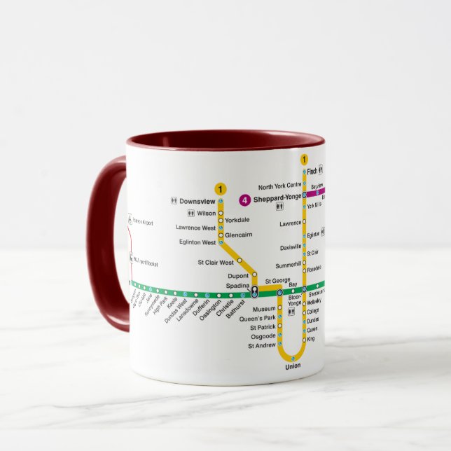 Toronto mug metro (Front Left)