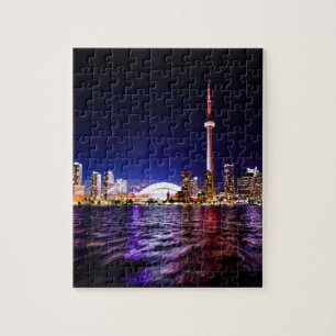 Toronto Night Skyline Jigsaw Puzzle