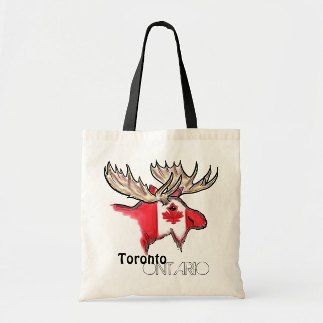 Toronto Ontario Canada local flag reusable bag (Front)
