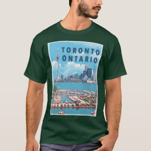 Toronto Ontario Canada Vintage Travel T-Shirt