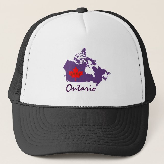 Toronto Ontario Customise Canada hat (Front)