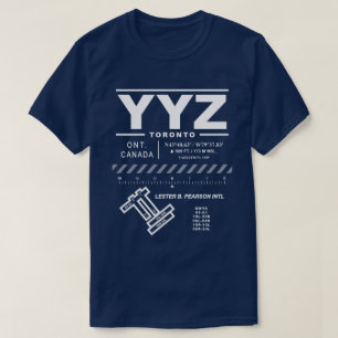 Toronto Pearson Int'l Airport YYZ Tee Shirt
