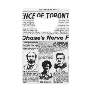 Toronto people vintage newspaper