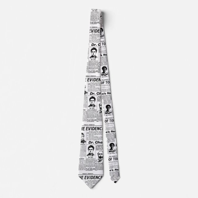 Toronto people vintage newspaper tie (Front)