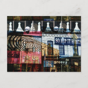 Toronto, queen street fashion postcard