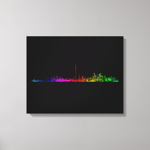 Toronto Rainbow Canvas Print