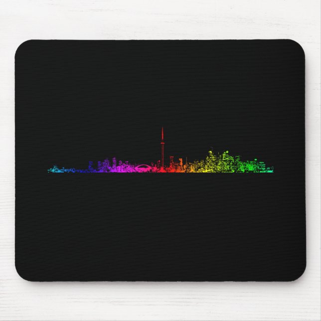 Toronto Rainbow Mouse Mat (Front)