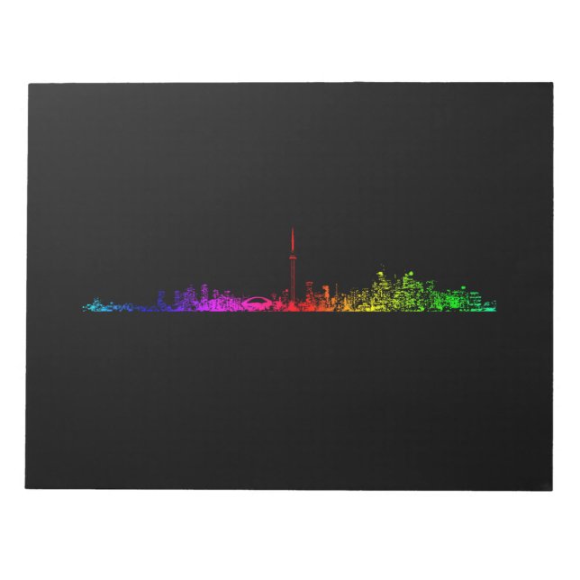 Toronto Rainbow Notepad (Front)