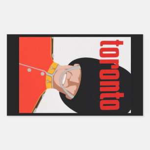 Toronto Rectangular Sticker