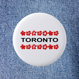Toronto Red Aloha Bands Light-Colour 6 Cm Round Badge