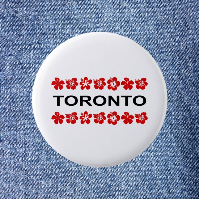Toronto Red Aloha Bands Light-Colour 6 Cm Round Badge (Creator Uploaded)