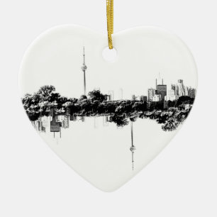 Toronto Reflection Ceramic Tree Decoration