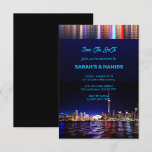 TORONTO Save the Date Template, Toronto Postcard S