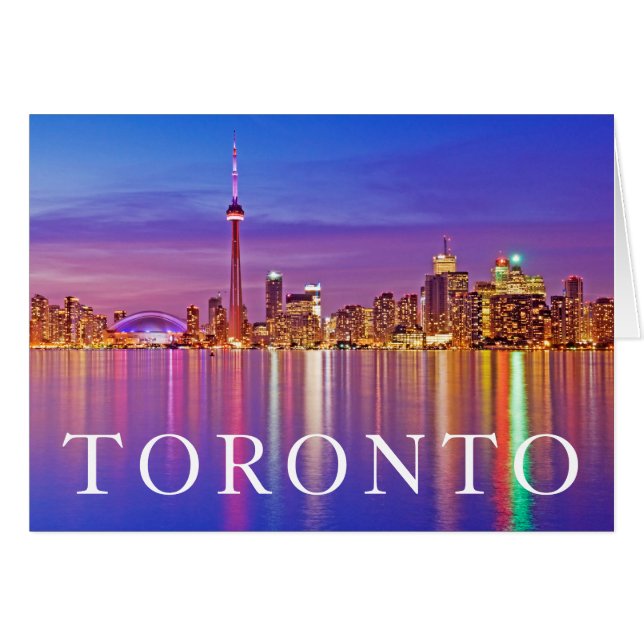 Toronto Skyline at Dusk (Front Horizontal)