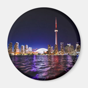 Toronto Skyline at Night Magnet