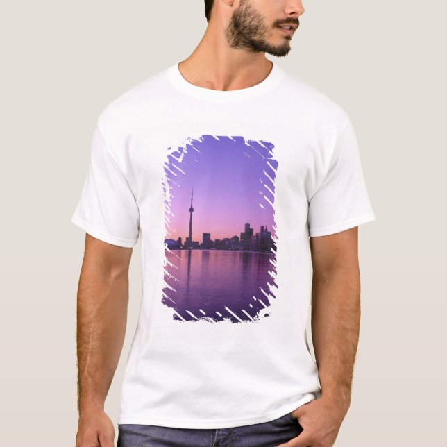 Toronto Skyline at night, Ontario, Canada T-Shirt (Front)