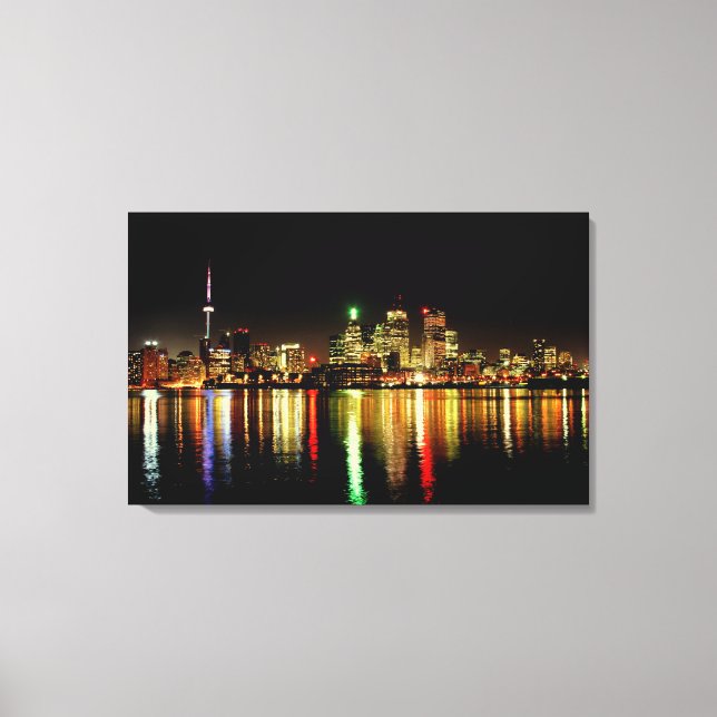 Toronto Skyline Canvas Print (Front)