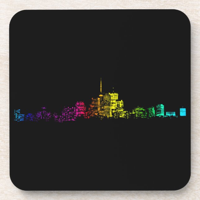 Toronto Skyline Gradient Coaster (Front)