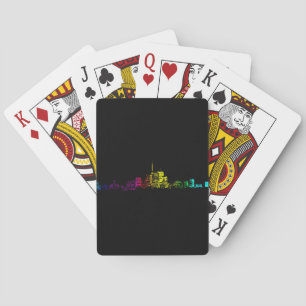 Toronto Skyline Gradient Playing Cards