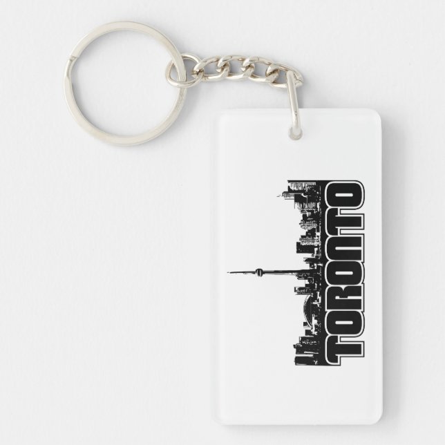 Toronto Skyline Key Ring (Front)