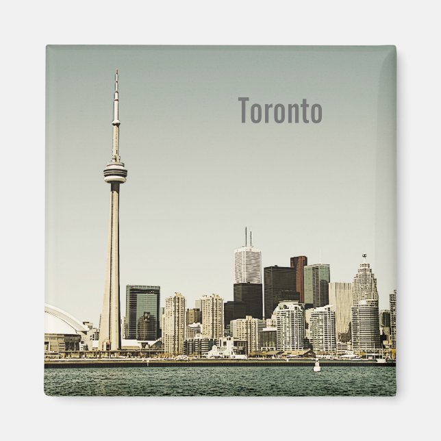Toronto skyline magnet (Front)