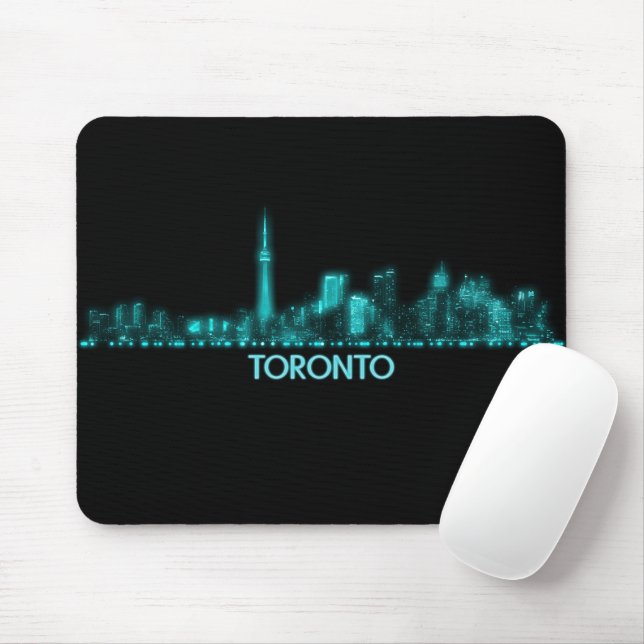 Toronto Skyline Mouse Mat (With Mouse)