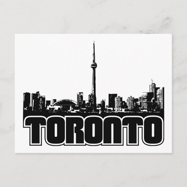 Toronto Skyline Postcard (Front)