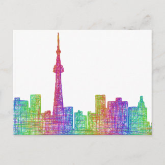 Toronto skyline postcard