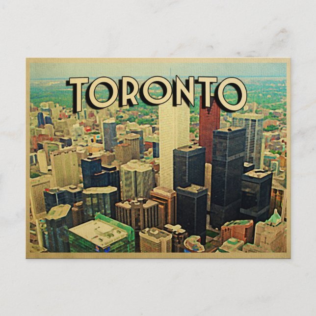 Toronto Skyline Postcard (Front)