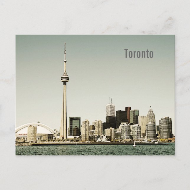 Toronto skyline postcard (Front)
