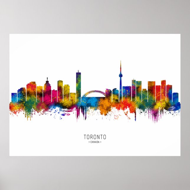 Toronto Skyline Poster (Front)